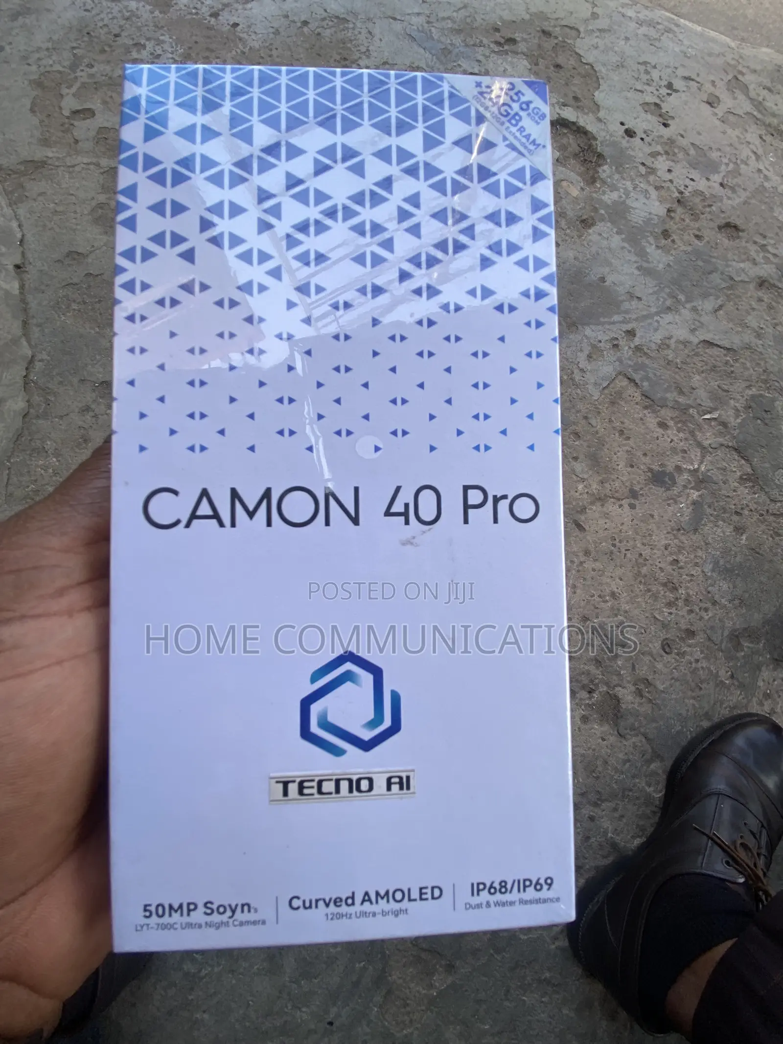 New Tecno Camon 40 Pro 4G 256 GB Black