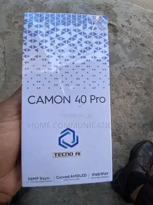 New Tecno Camon 40 Pro 4G 256 GB Black