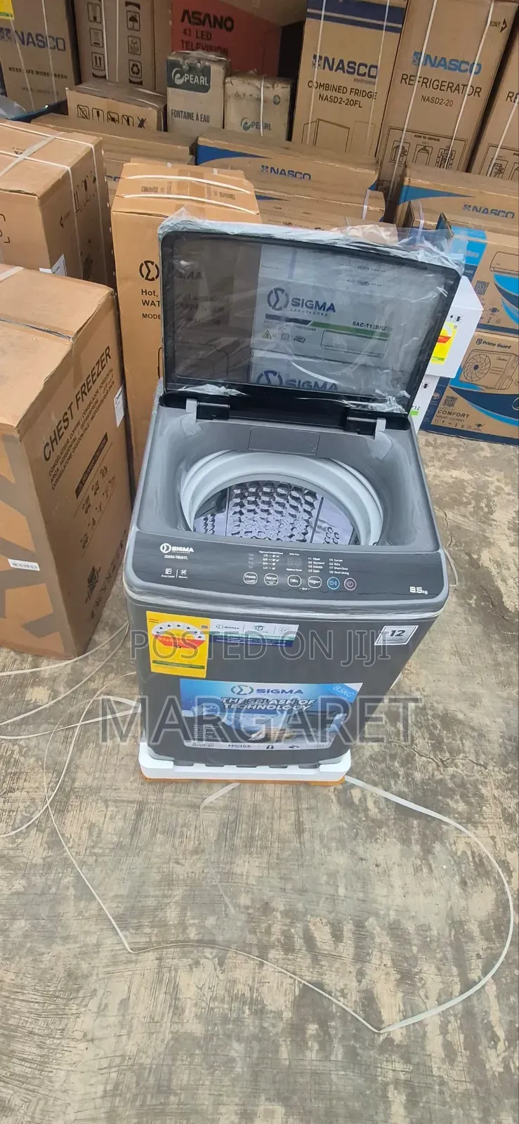 5 Stars Sigma 8.5Kg Washing Machine Fully Automatic