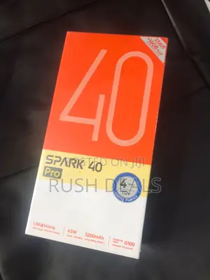 New Tecno Spark 40 Pro 256 GB Black