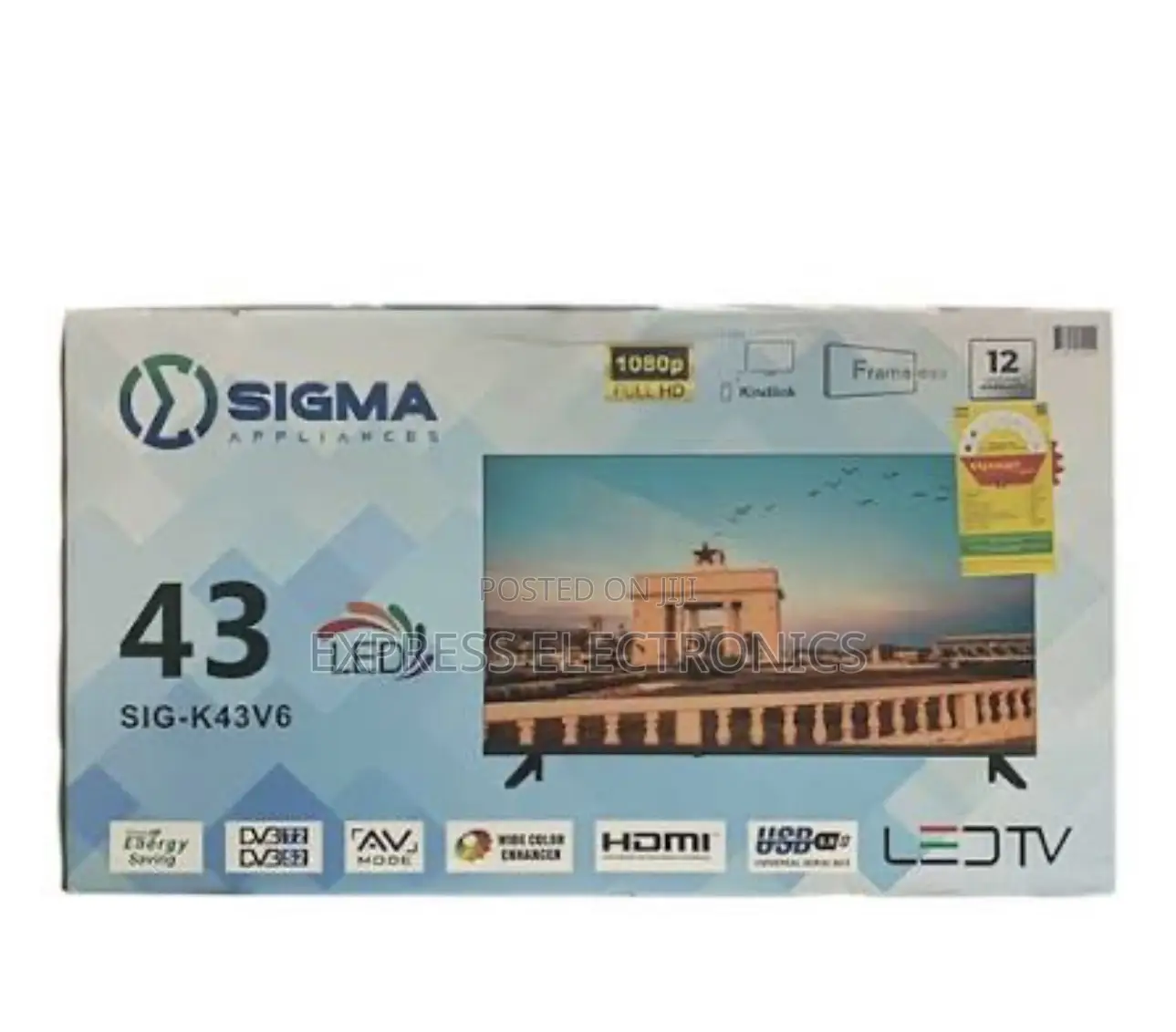 Ultra Slim FHD TV Sigma 43" Digital SIG-K43V6