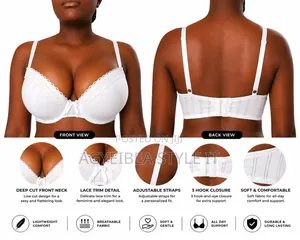 White Lace Line Bra