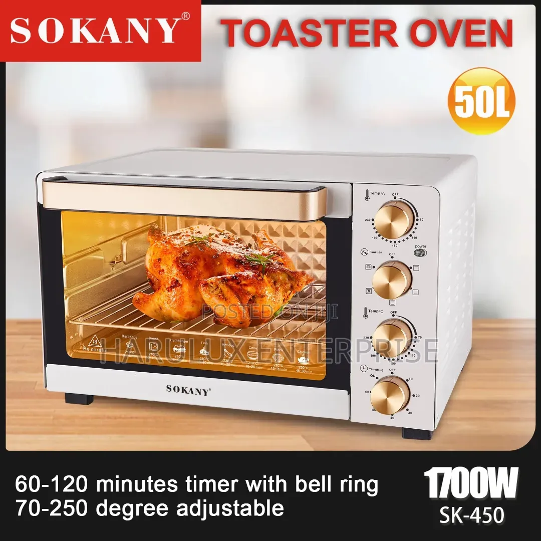 Sokany 50L Electric Toaster Oven - 1700W (SK-450)