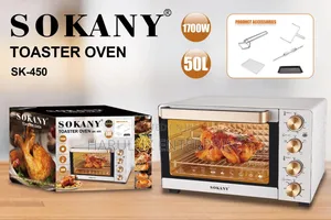 Sokany 50L Electric Toaster Oven - 1700W (SK-450)