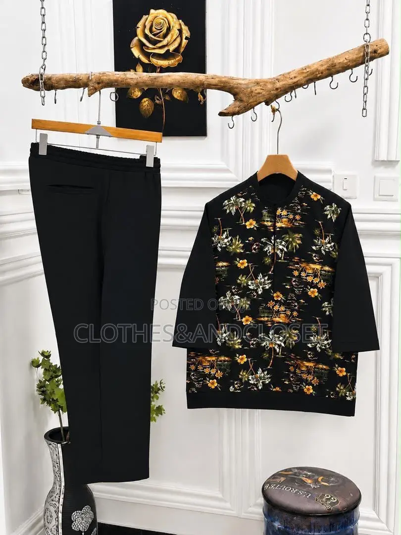 Two-Piece African Senator Suit