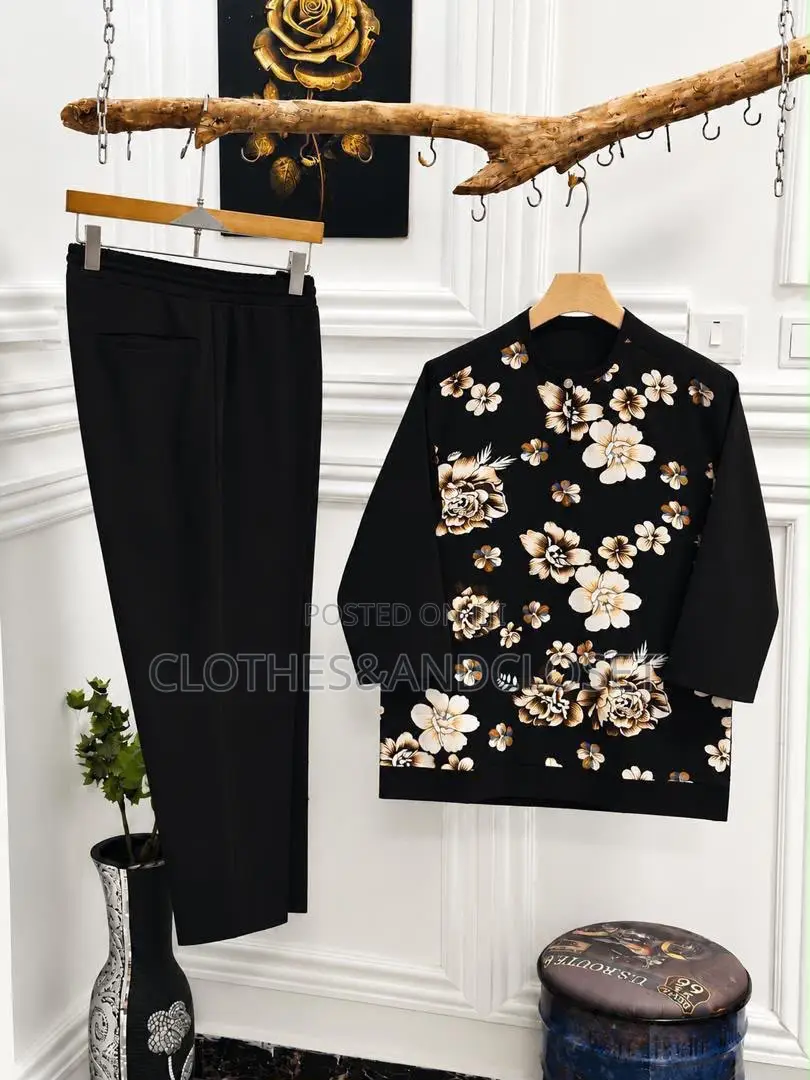 Two-Piece African Senator Suit