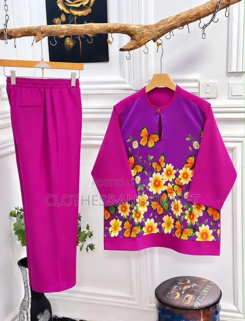 Two-Piece African Senator Suit