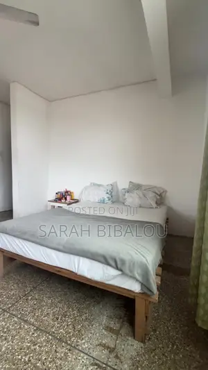 Bed Mattress + Wooden Pallet Base