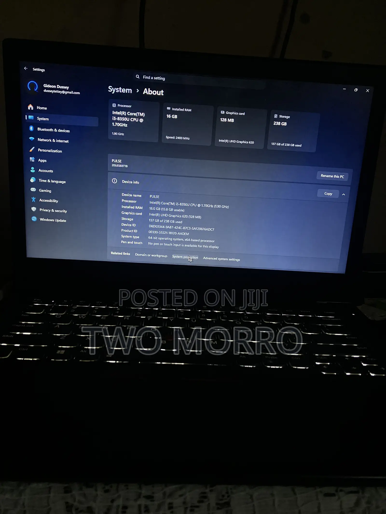 Laptop Lenovo ThinkPad T480 16GB Intel Core i5 SSD 256GB