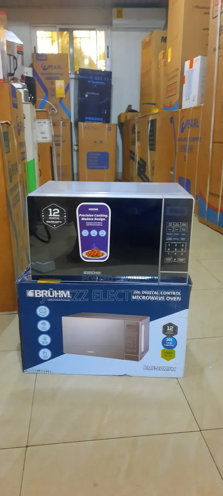 Bruhm Microwave Digital Control