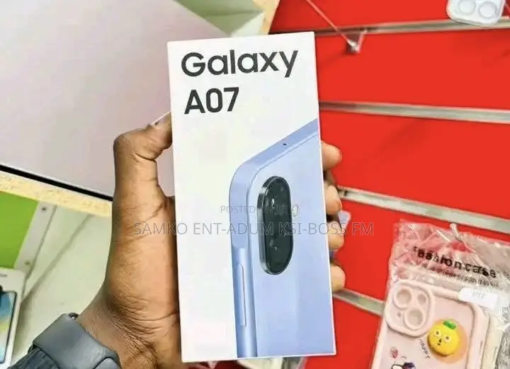 New Samsung Galaxy A07 4G 64 GB Black