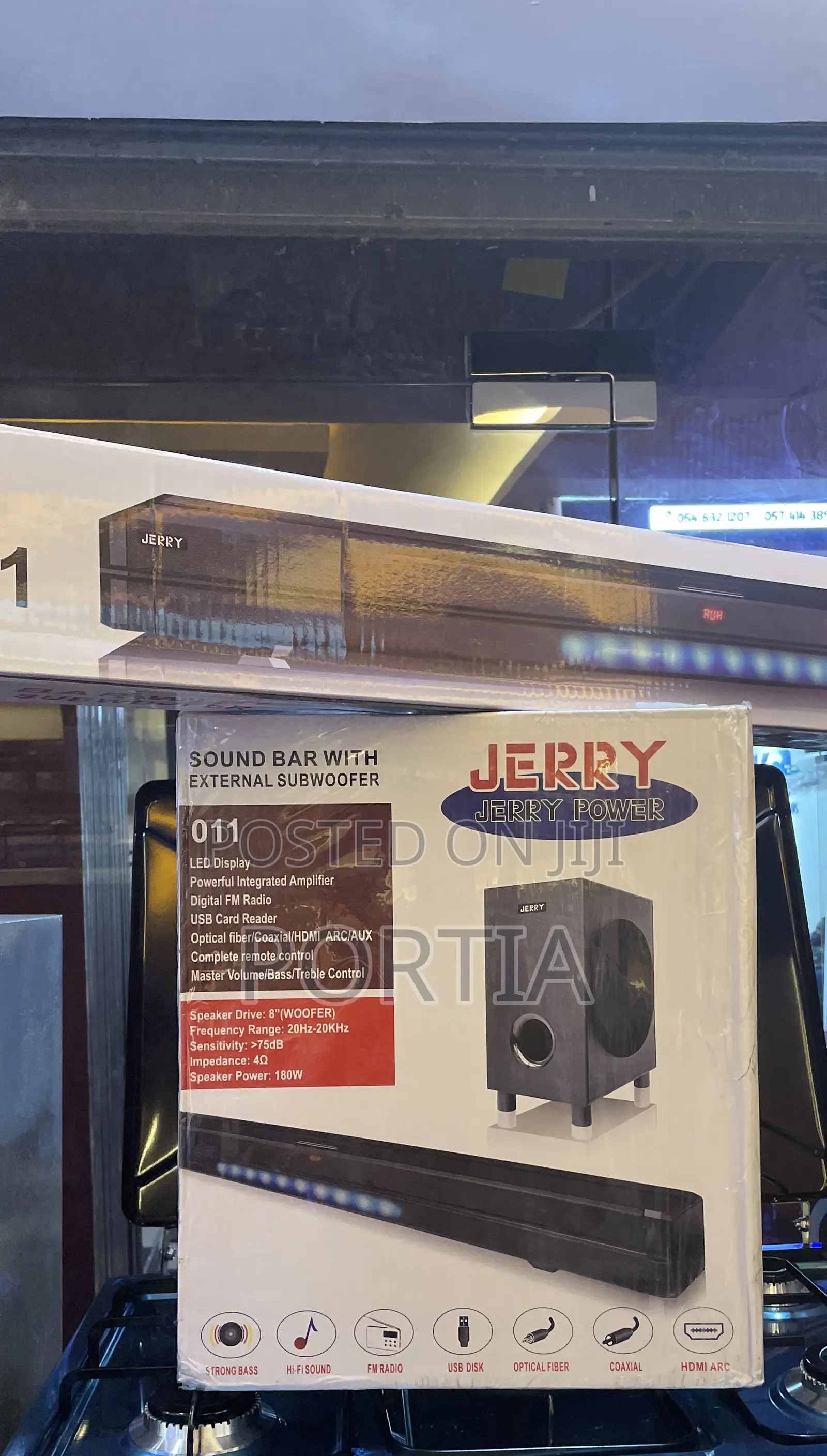 Brand New Sound Bar With External Subwoofer