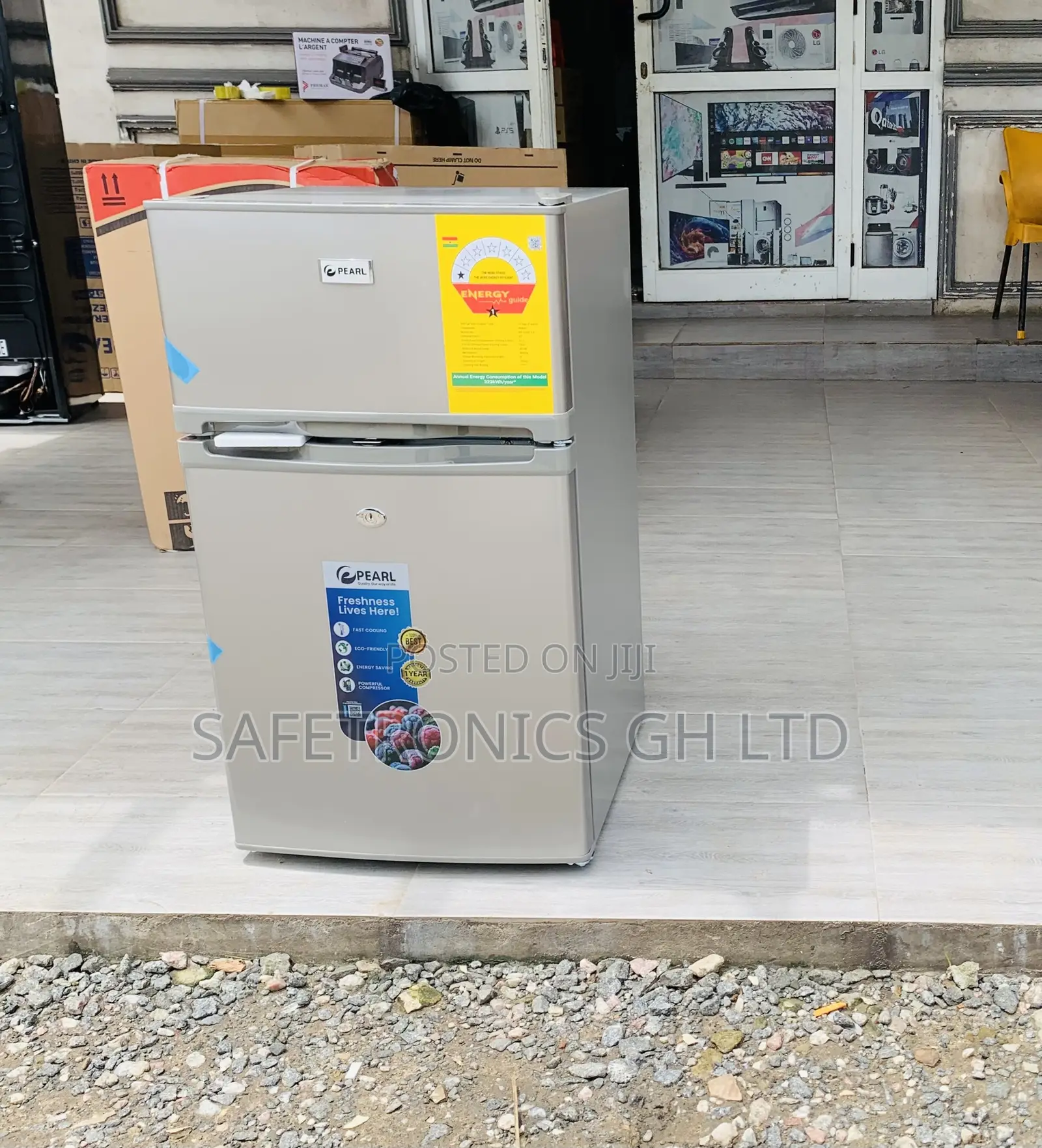 Newly Approved Pearl PF-235T-1A Double-Door Table-Top Refrigerator