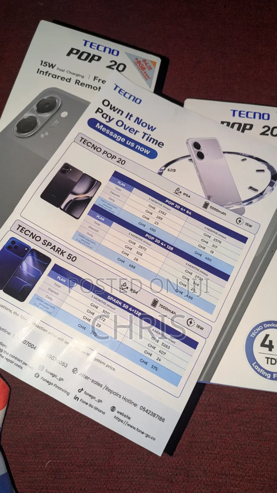 New Tecno Pop 20 64 GB