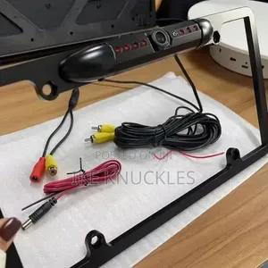 Car Number Plate Holder With Reverse/Rear View Camera US Type