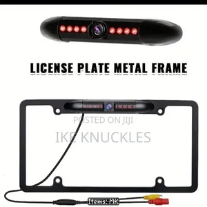 Car Number Plate Holder With Reverse/Rear View Camera US Type