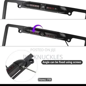 Car Number Plate Holder With Reverse/Rear View Camera US Type