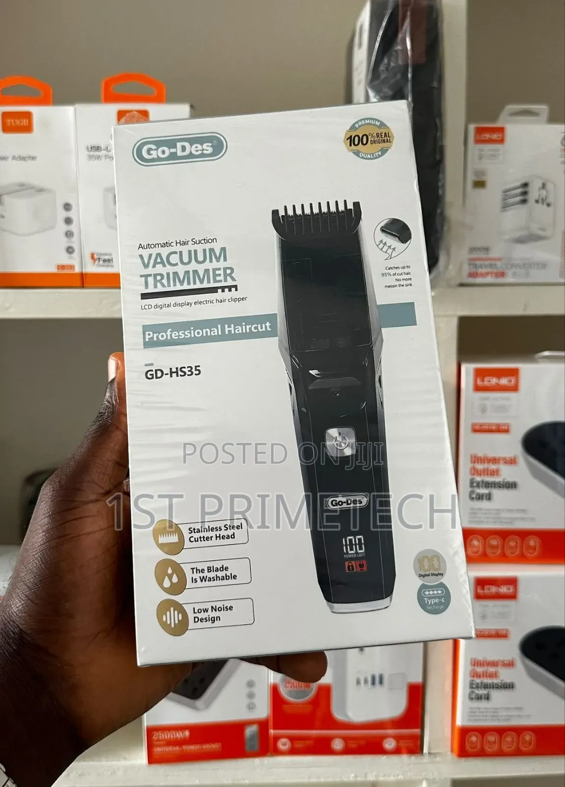 Go-Des Automatic Hair Suction Vacuum Trimmer
