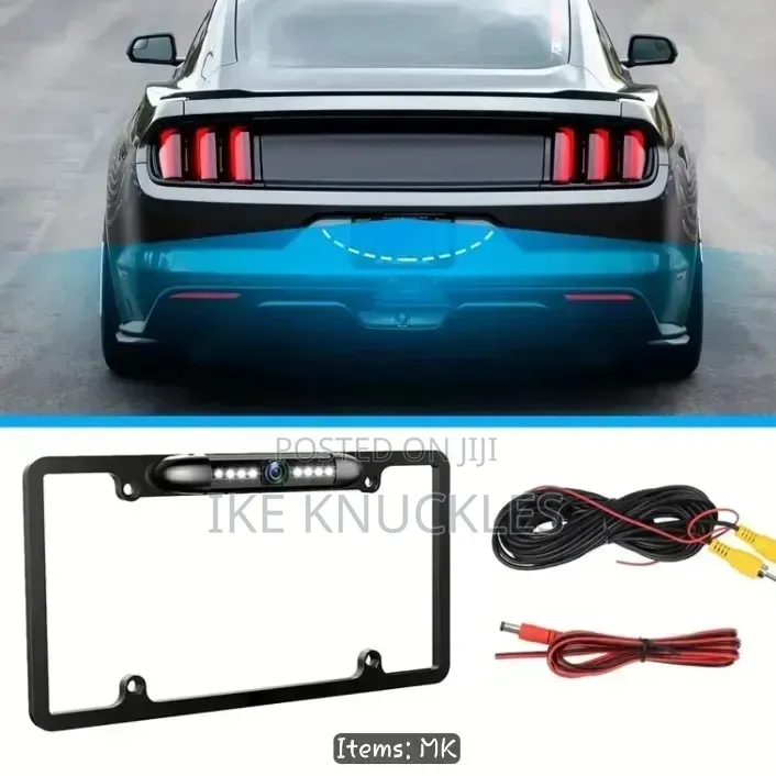 Car Number Plate Holder With Reverse/Rear View Camera US Type