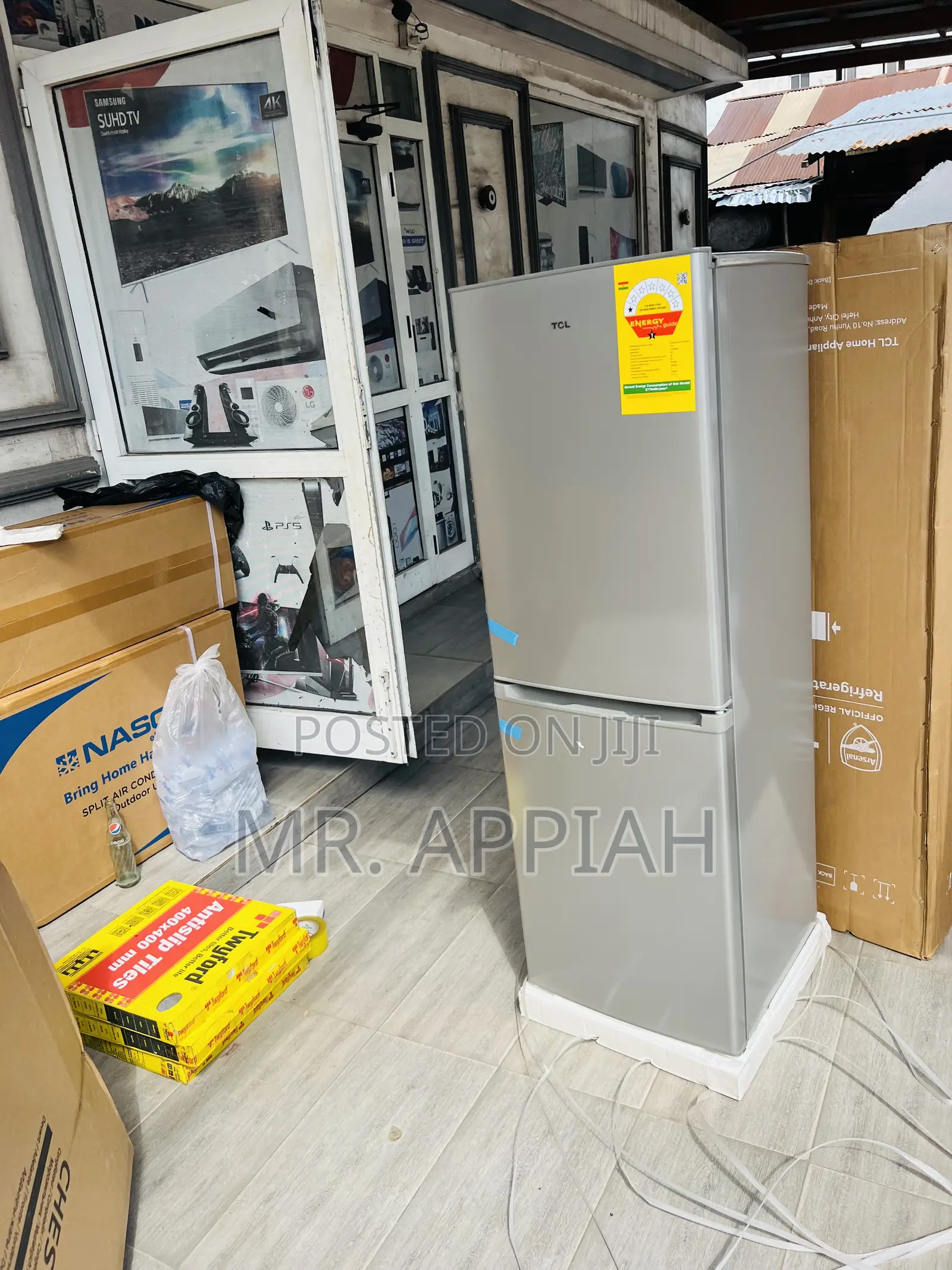 Energy Efficient TCL 142Liters Double Door Refrigerator 