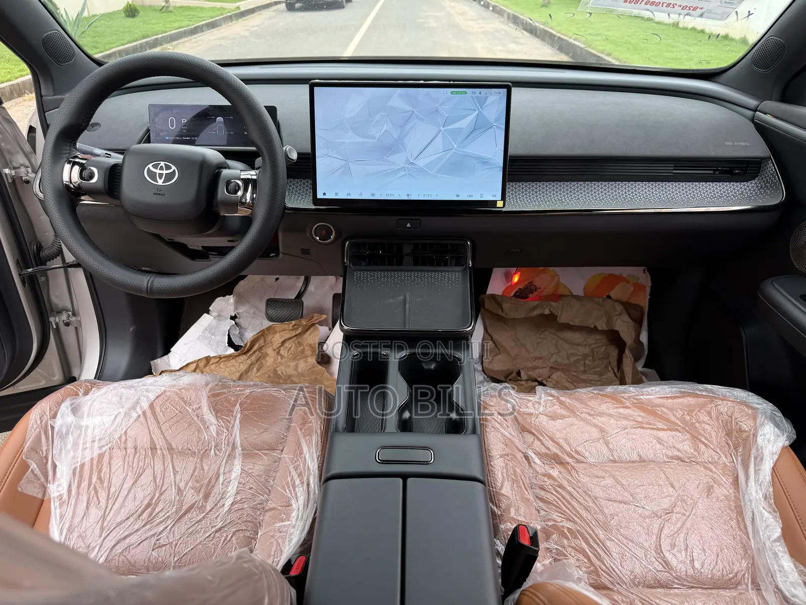 New Toyota bZ3 2025 Beige