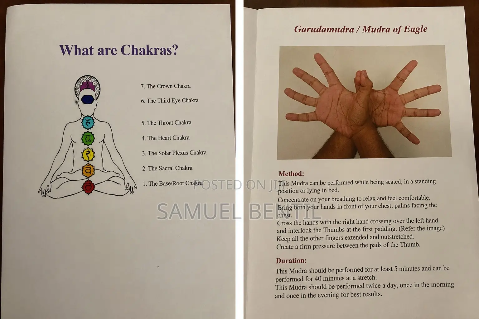 Mudras for Awakening Chakras PDF – 19 Hand Gestures