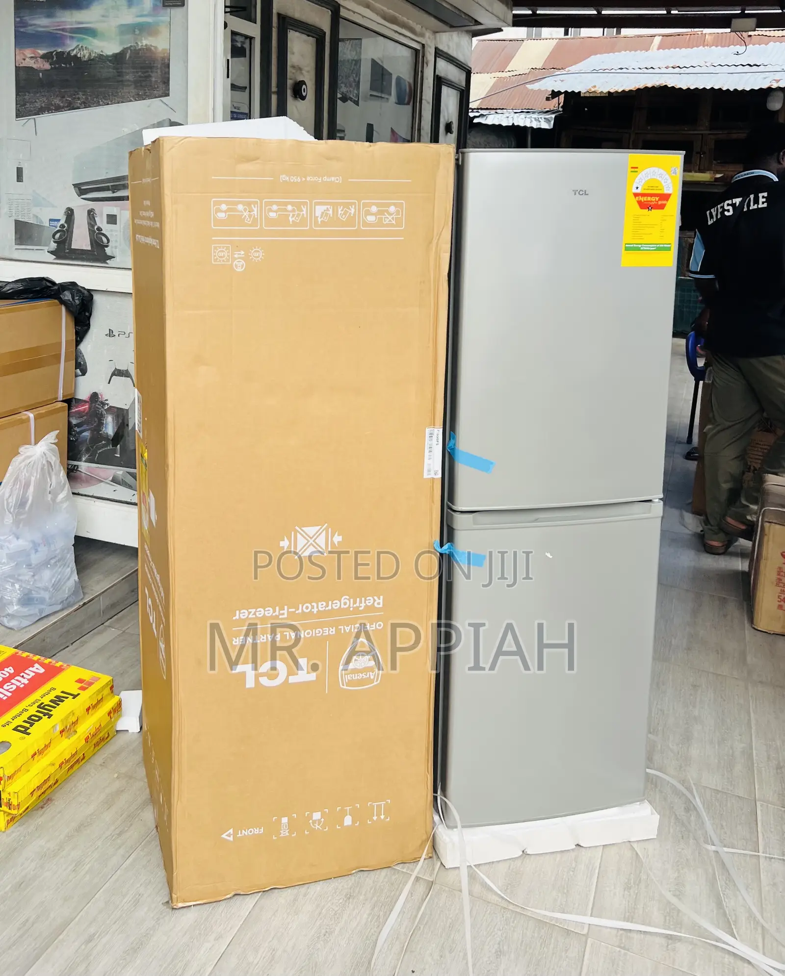 Check Out Affordable TCL Double Door Refrigerator(Gray).