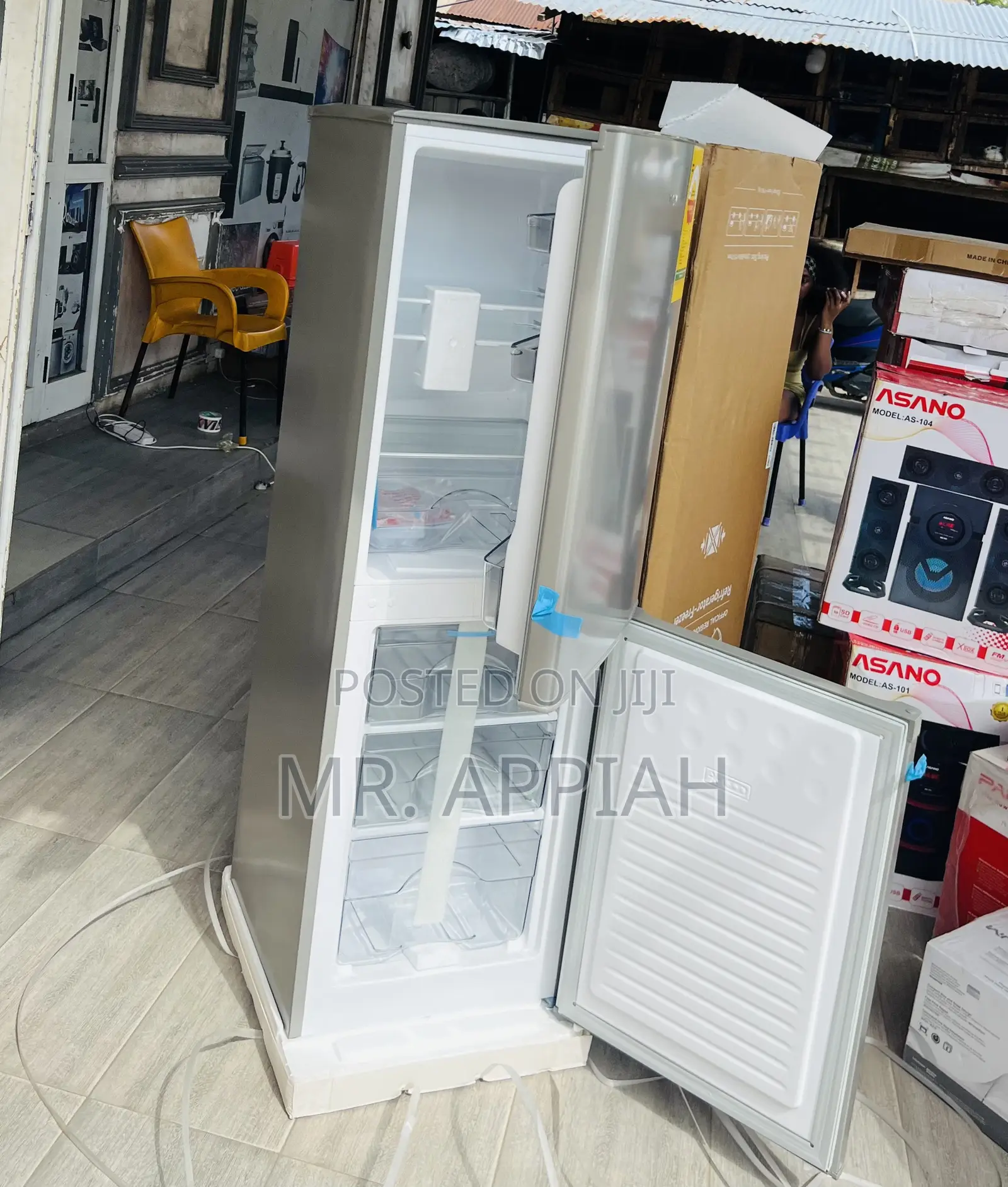 New TCL Double Door Electric Refrigerator(142Liters) 