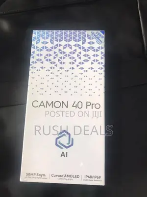 New Tecno Camon 40 Pro 5G 256 GB Black