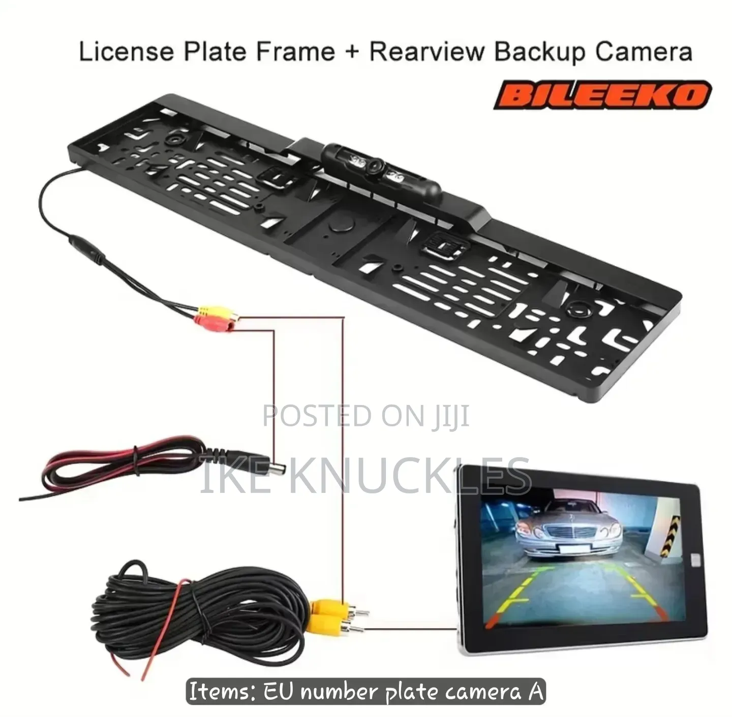 Car Number Plate Holder With Reverse Camera European/Uk Type