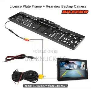 Car Number Plate Holder With Reverse Camera European/Uk Type