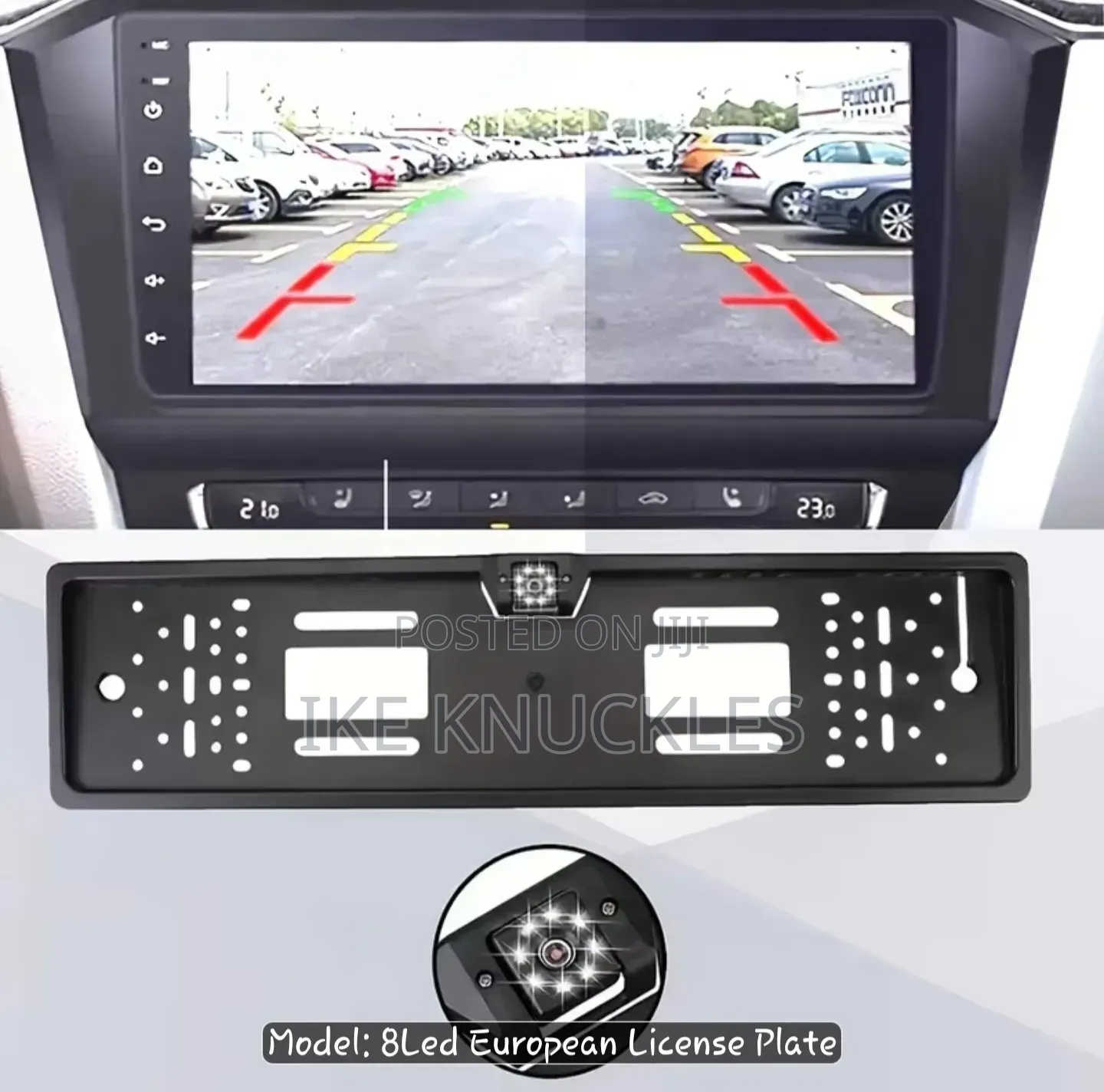 Car Number Plate Holder With Reverse Camera European/Uk Type