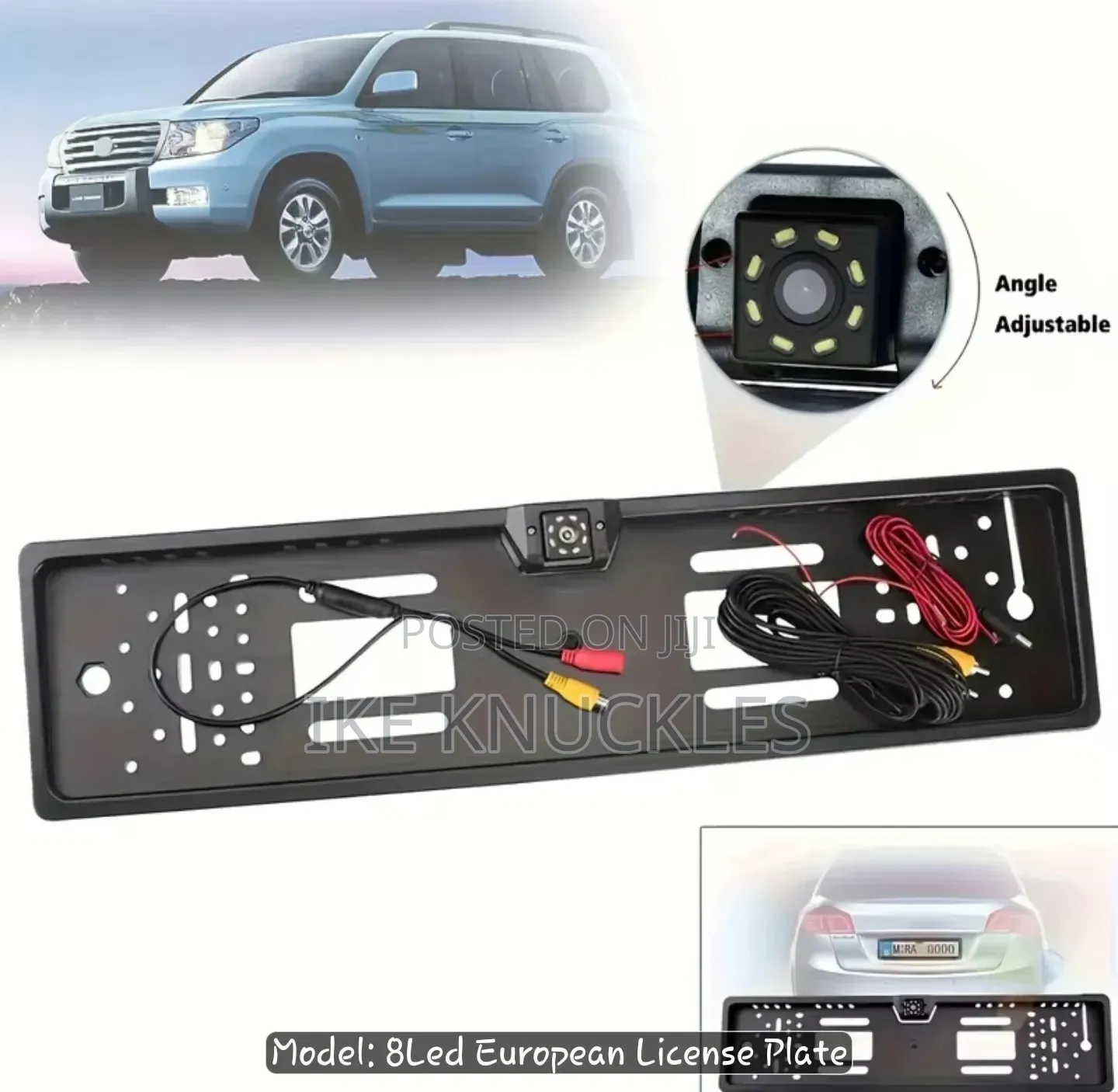 Car Number Plate Holder With Reverse Camera European/Uk Type