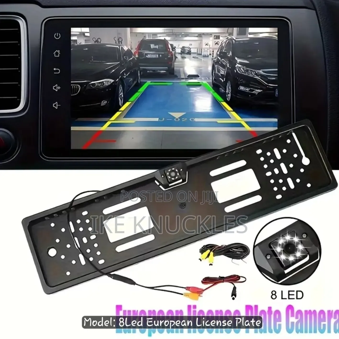 Car Number Plate Holder With Reverse Camera European/Uk Type