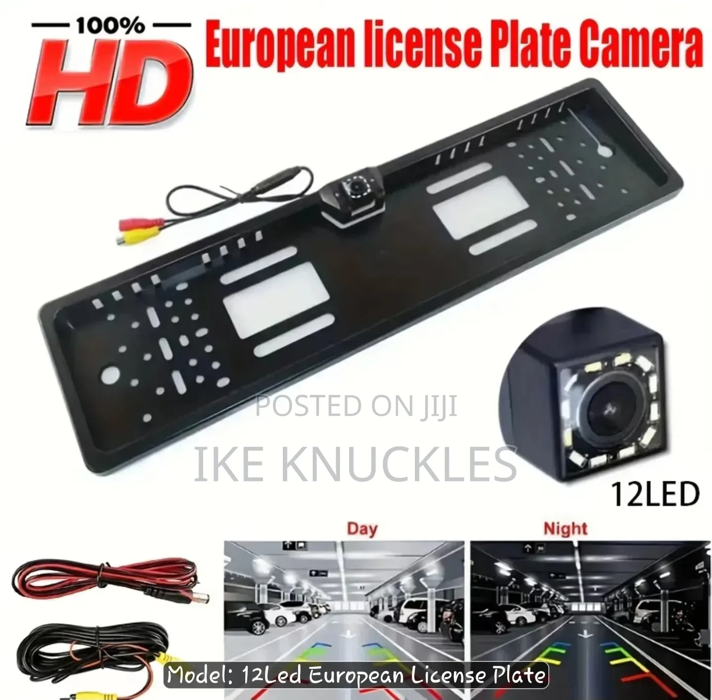 Car Number Plate Holder With Reverse Camera European/Uk Type