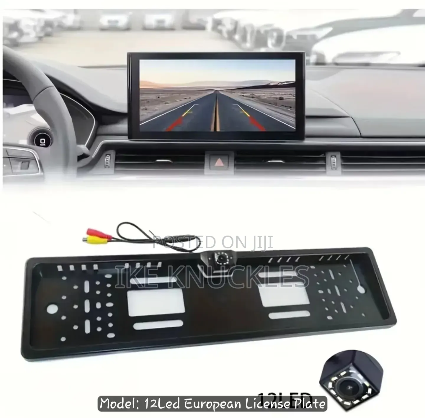 Car Number Plate Holder With Reverse Camera European/Uk Type