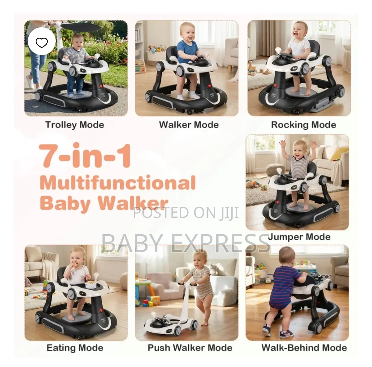 Baby 6 in 1 Multi Purpose Walker
