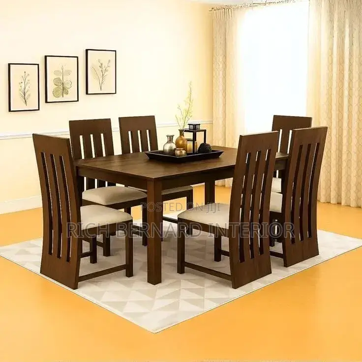 Modern 6 Chair Dining Set