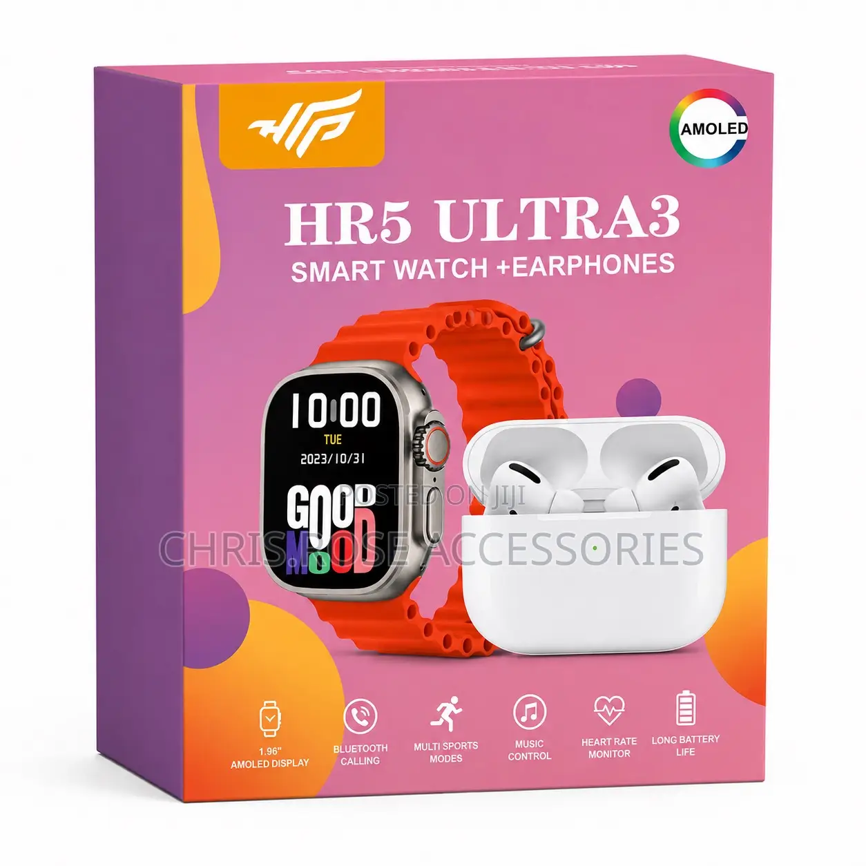 Ultra 3 Smart Watch + Wireless Earbuds Set