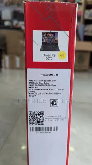 New Laptop HP Omen X 16GB AMD Ryzen 9 SSD 1T