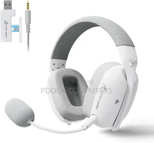 Attack Shark L80 Pro Tri-Mode Gaming Headset (Black White)