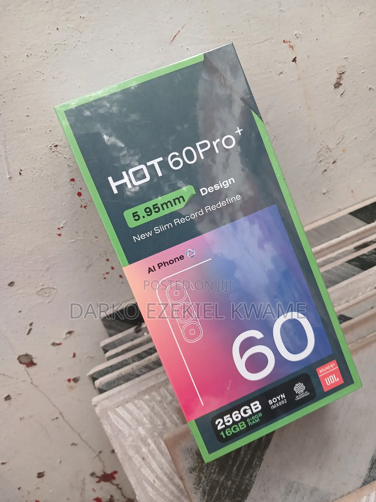 New Infinix Hot 60 Pro+ 256 GB Black