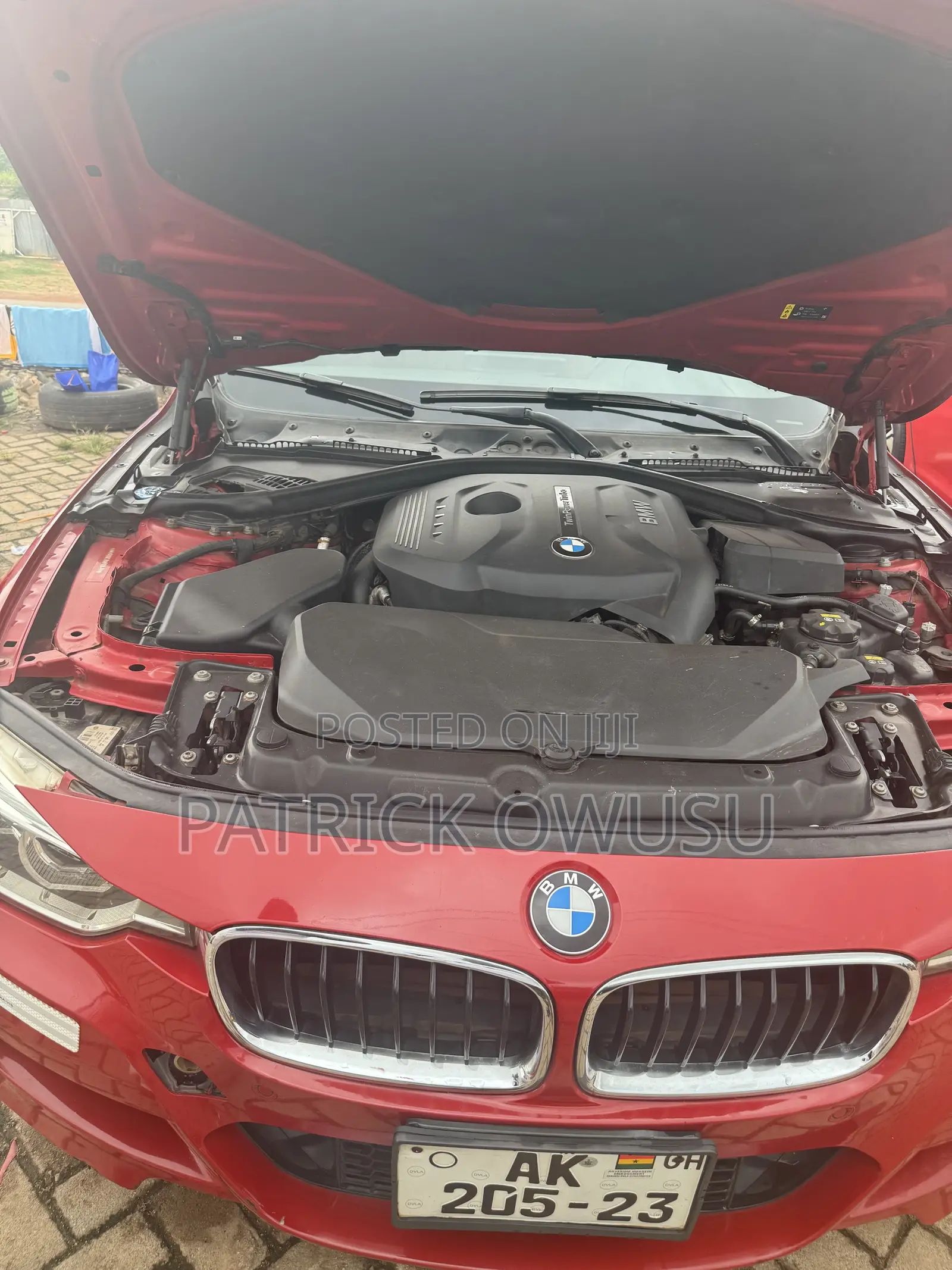 BMW 330i 2017 Red