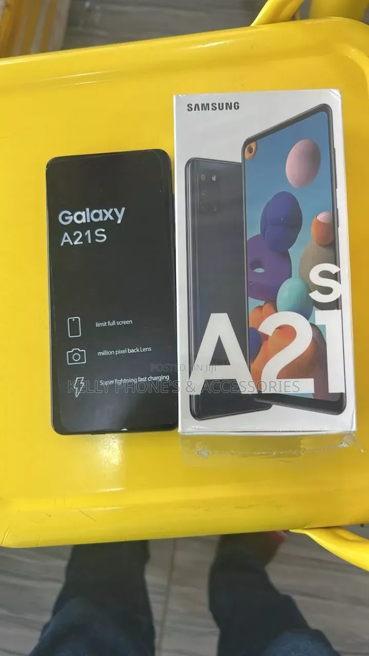 New Samsung Galaxy A21s 128 GB Black