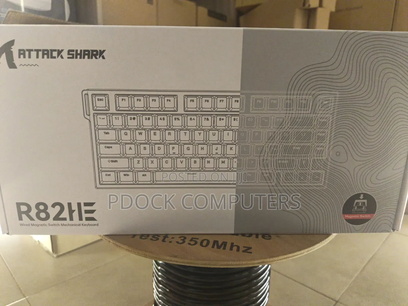 Attack Shark R82HE Mechanical Wired Magnetic Switch Keyboard (Black)