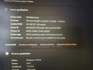 Laptop HP Victus 15 16GB Intel Core i7 SSD 1T
