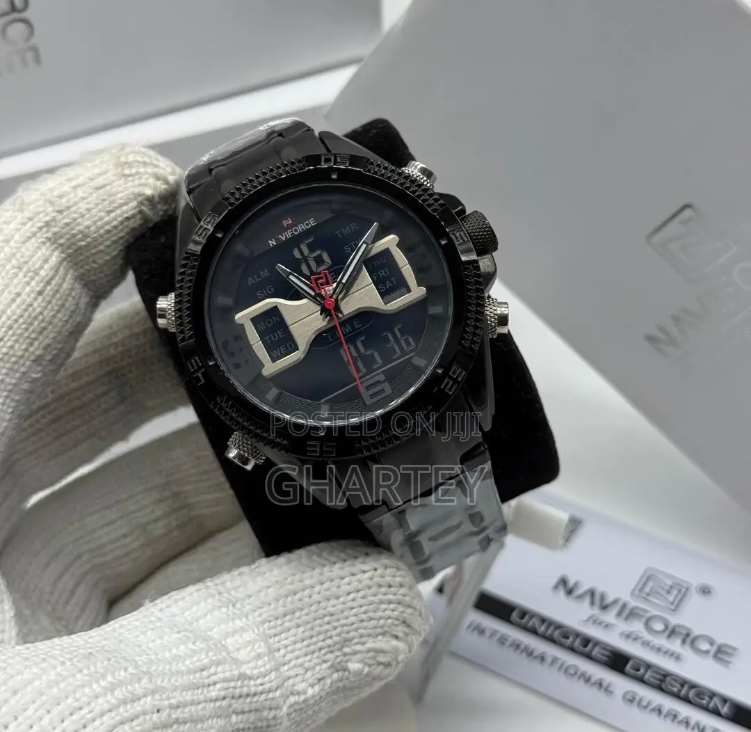 Naviforce Premium Dual Display Watch – Bold, Stylish