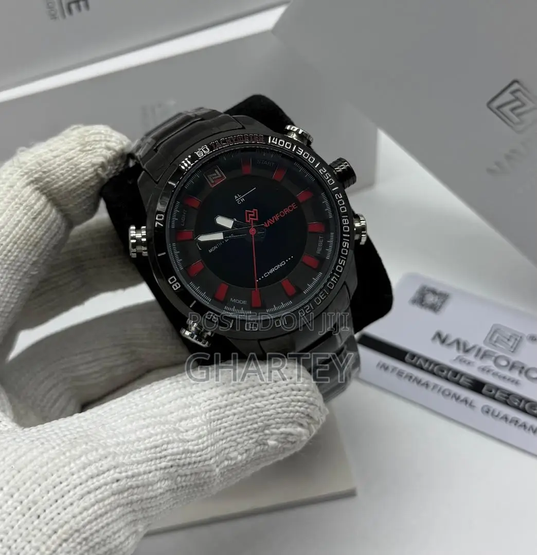 Naviforce Premium Dual Display Watch – Bold, Stylish
