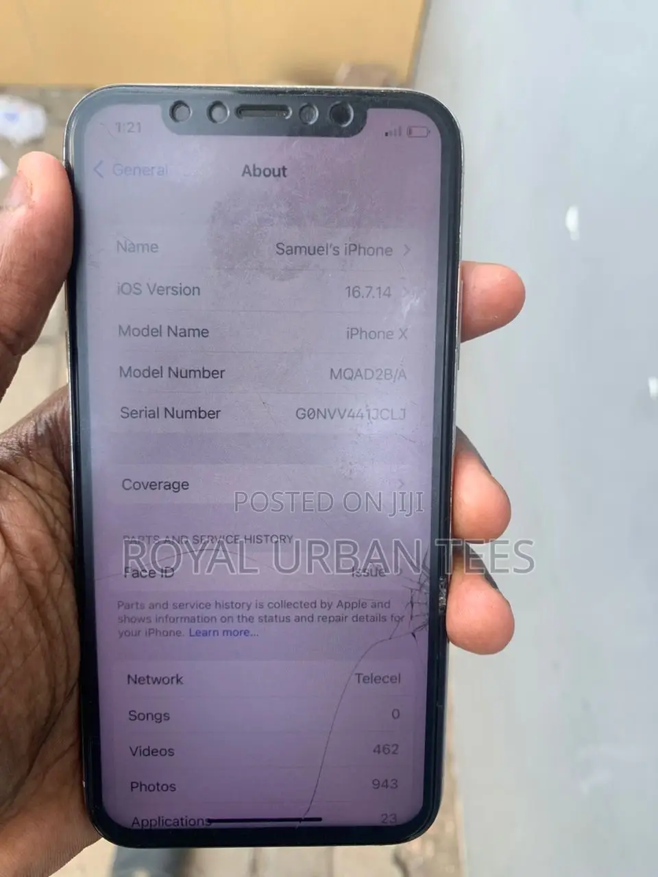 Apple iPhone X 64 GB White
