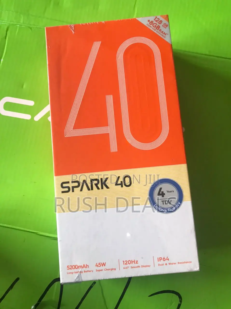 New Tecno Spark 40 256 GB Gray